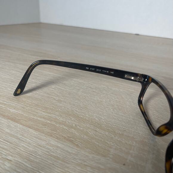 Ray-Ban RB5187 2012 Eyeglasses Red Brown Frames Only 52-16-140 - Picture 4 of 8